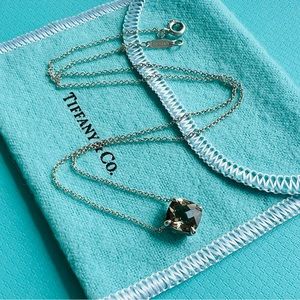 Tiffany Smokey Quartz Sparkler Necklace